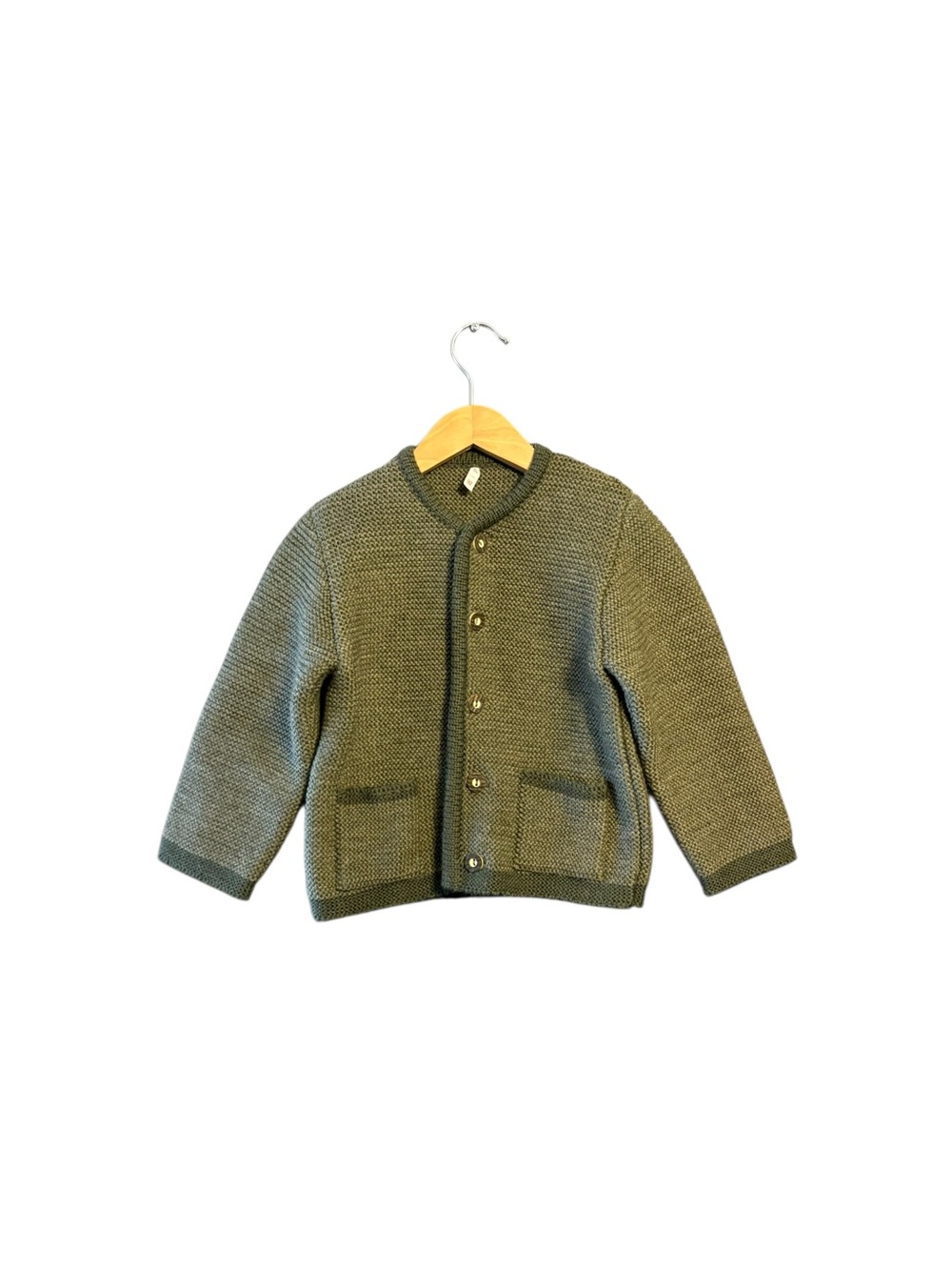 High quality heavy knit wool sweater jacket